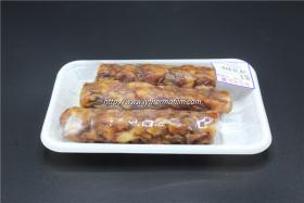 Tray Top Lidding Film Usage on Processed Sausage Packaging 